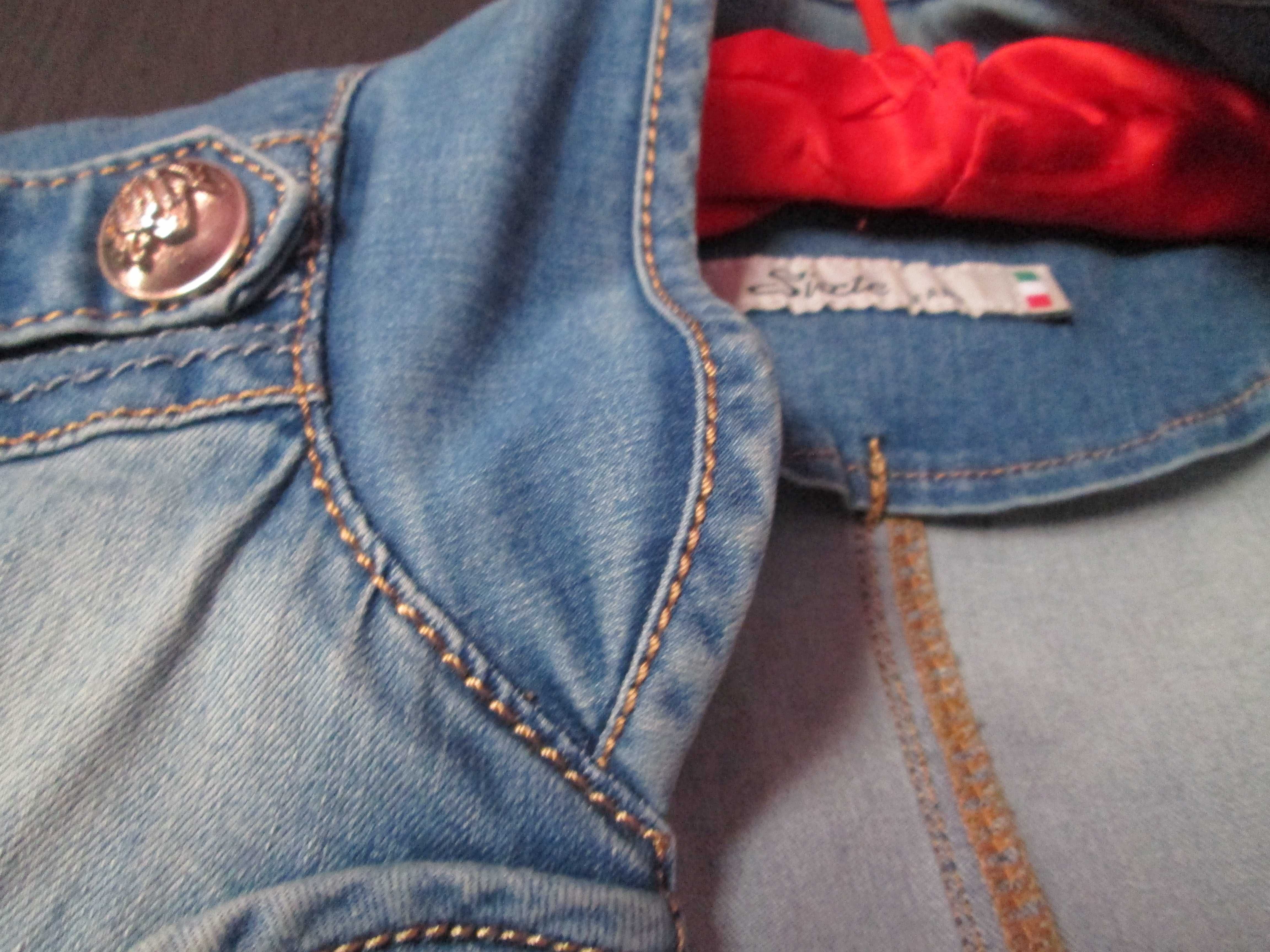 top /vesta blugi superba fete  Sixte jeans M/L