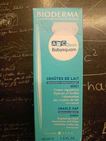 Bioderma ABC Derm Измиващ крем за млечни корички / крусти 40 мл