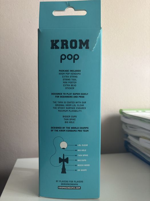 vand krom pop in stare buna originala pe culoarea albastra