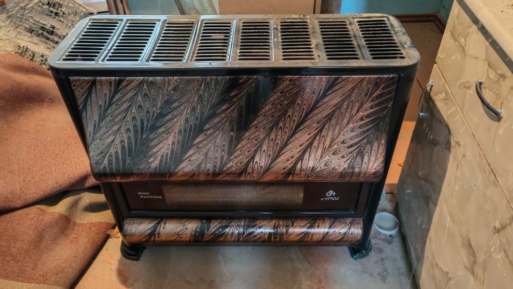 Газовый камин для дома, иранская газовая печь