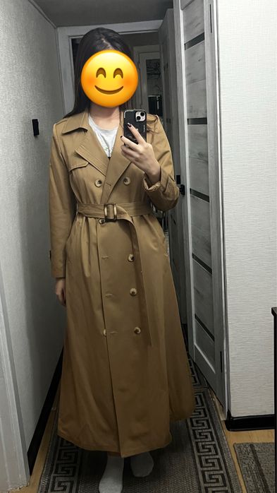 Тренч осенний длинный