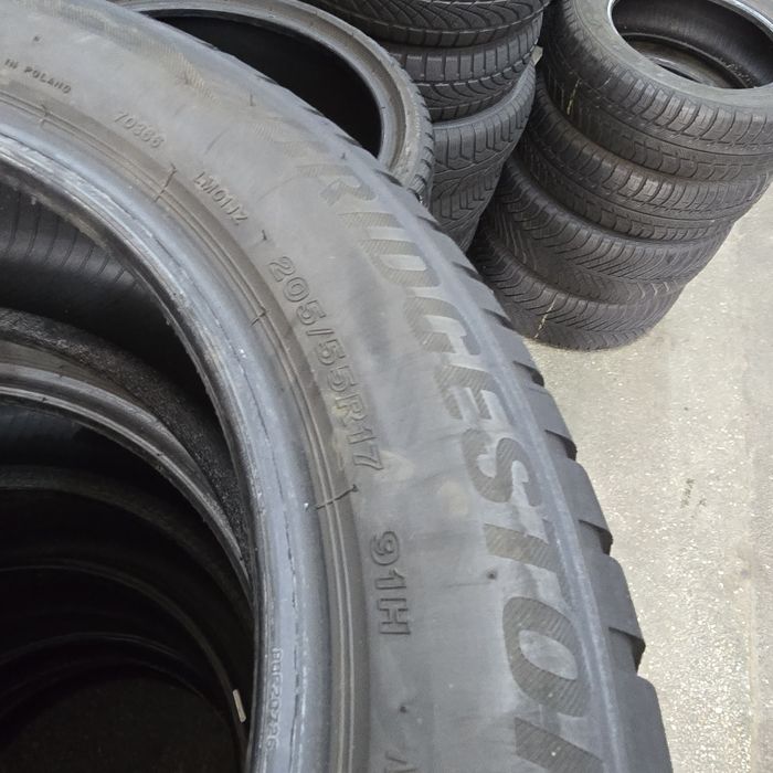 2x 205/55/17 M+S BRIDGESTONE 2018 Stare excelentă