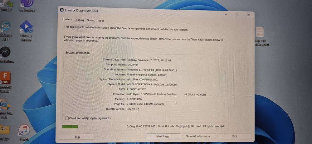Asus Expertbook L1500CD