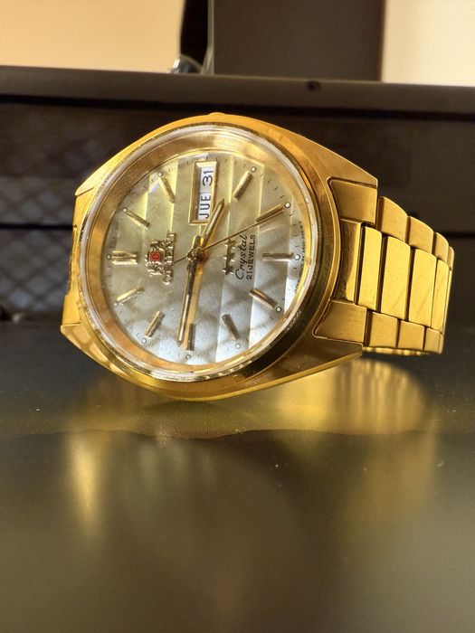 Ceas Orient 21 jewels Crystal Gold ca nou