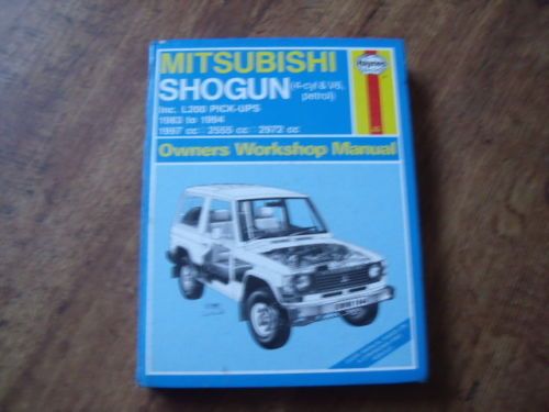 Manual auto Haynes Mitsubishi Shogun L200 1983-94/Pajero 1983-1996/EVO