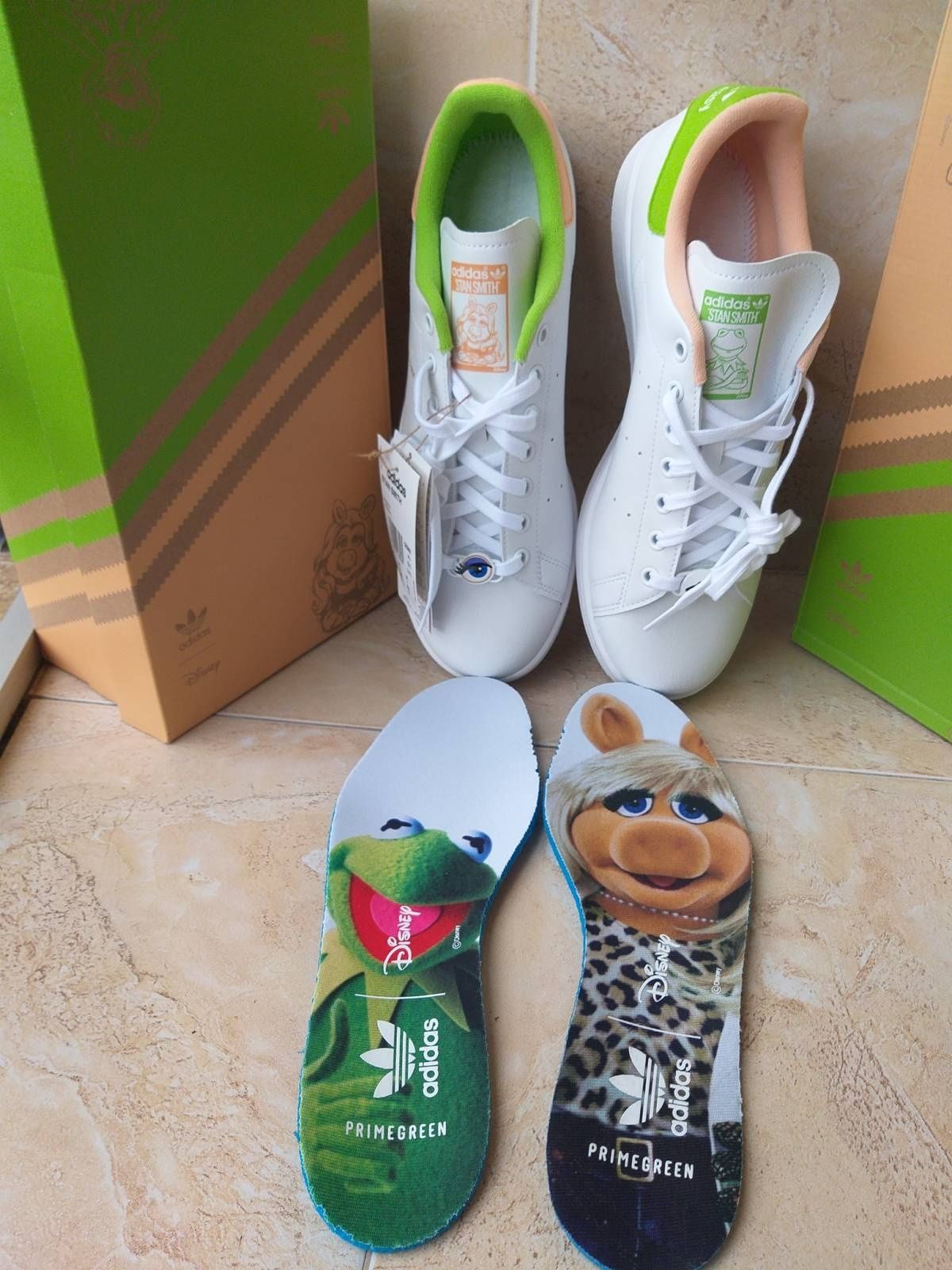 Adidas Stan Smith Miss Piggy & Kermit-мъжки кецове НОВИ С42/43/44