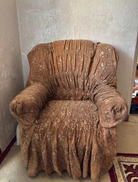 диван с чехлами 3в1