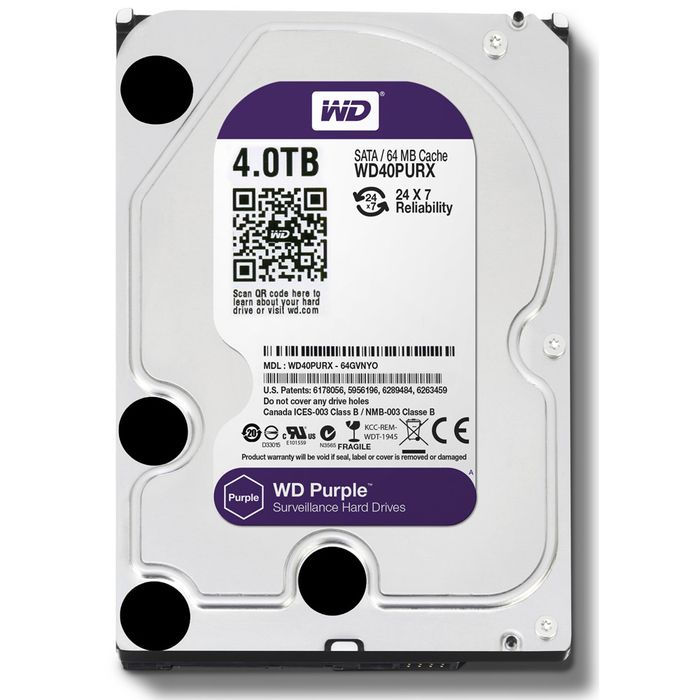 Продам жесткий диск WD Purple 4 ТБ