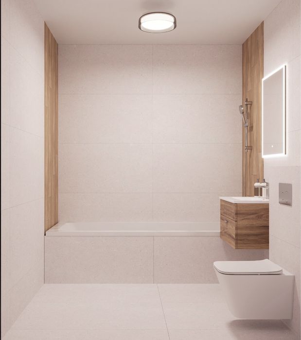 Apartament cu 2 camere in faza de proiect by DELTA STUDIO