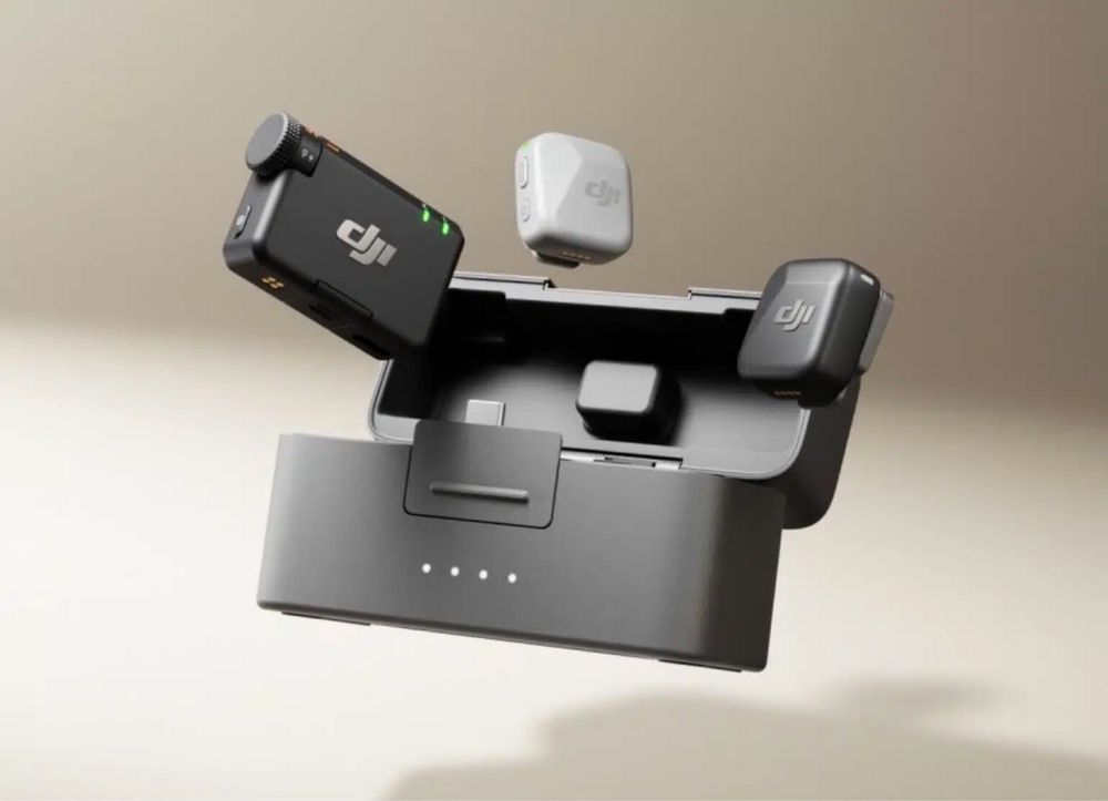 DJI Mic Mini  беспроводной микрофон для качественного звука