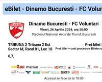 Bilet Dinamo Voluntari 26.04