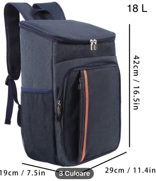 Rucsac termoizolant negru .