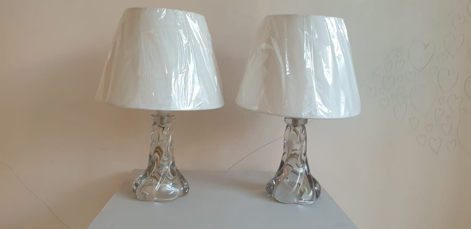 Accesorii set bijuterii cristal Vannes Franța 1960