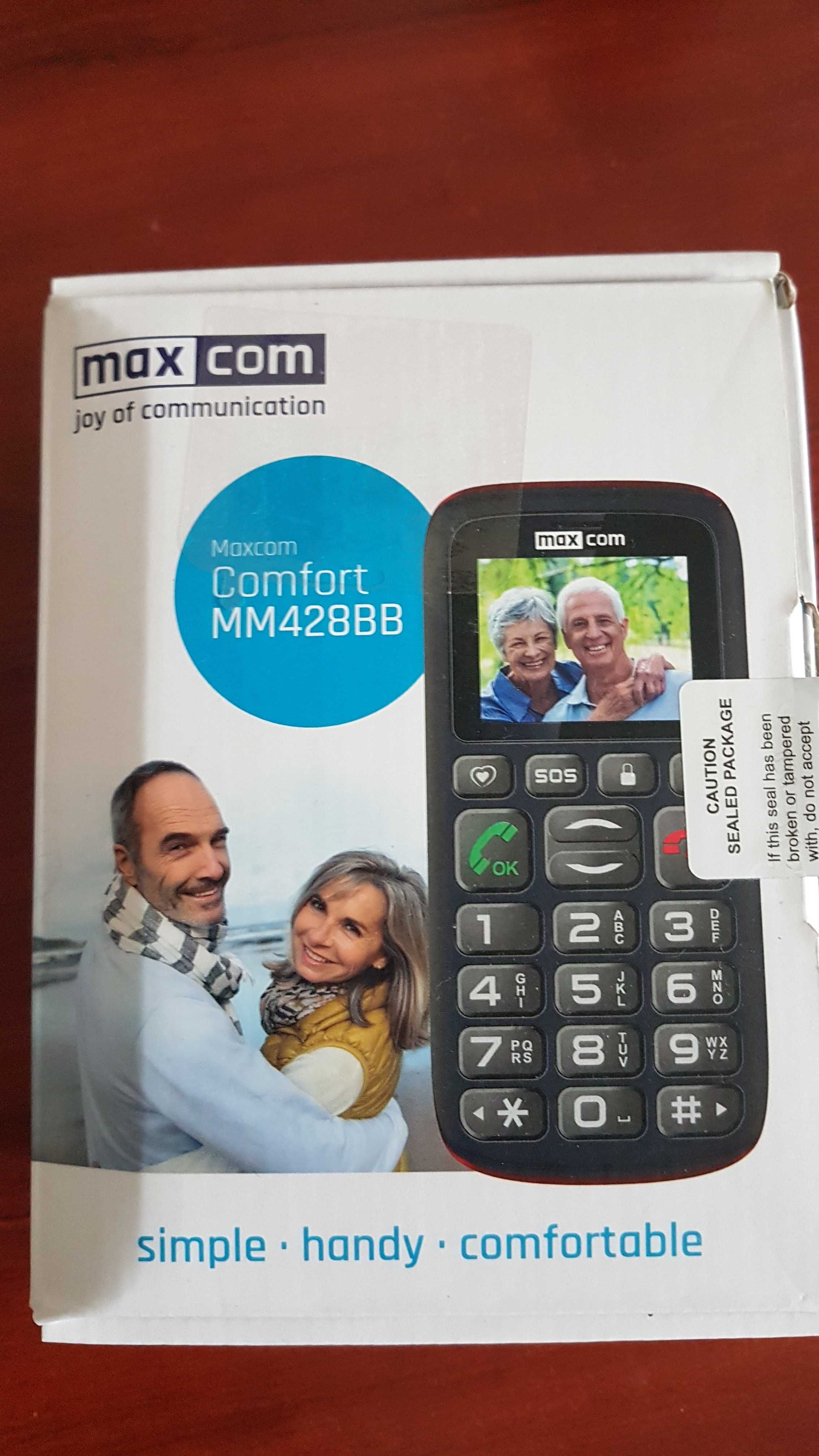 Vand telefon mobil pt. seniori, dual SIM,  MAXCOM