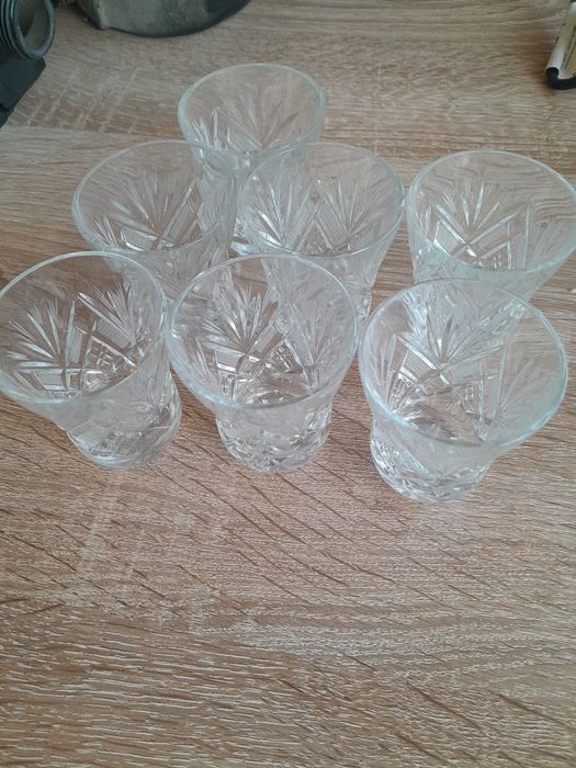 Set pahare tuica de cristal, 6 buc