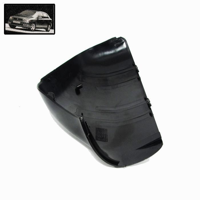 2 броя Капаци за огледало ОПЕЛ Астра Г OPEL Astra G 1998 - 2005 черни