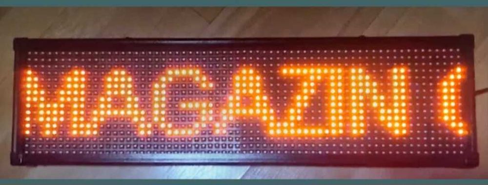 Panou cu led-uri pentru reclama 70x20cm rosu