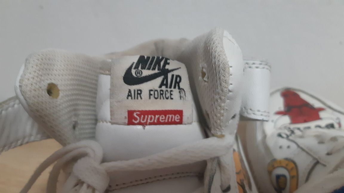 Nike Air- air force 1 supreme NBA white