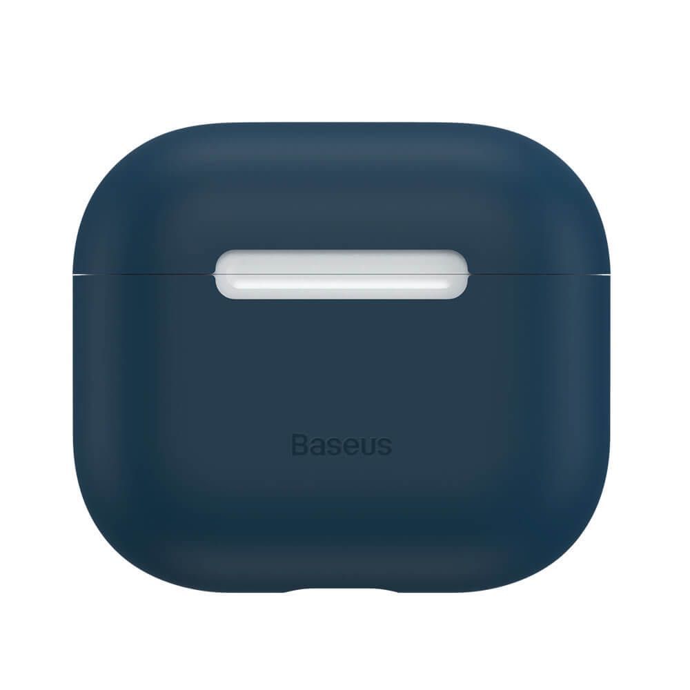 Baseus Super Thin-силиконов калъф за Apple Airpods 3/Blue/white