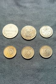 Лот 6 сребърни монети