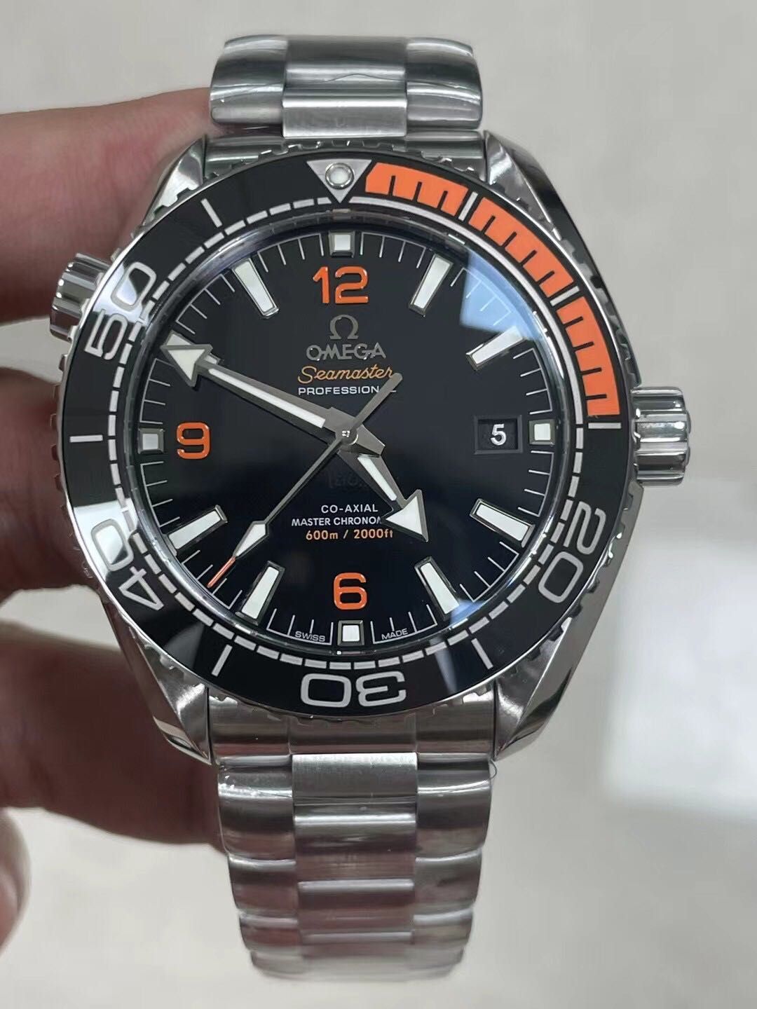 Omega Seamaster Planet Ocean Argintiu