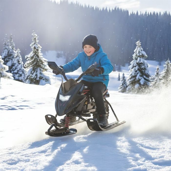 Снегокат детский снегоход электрический