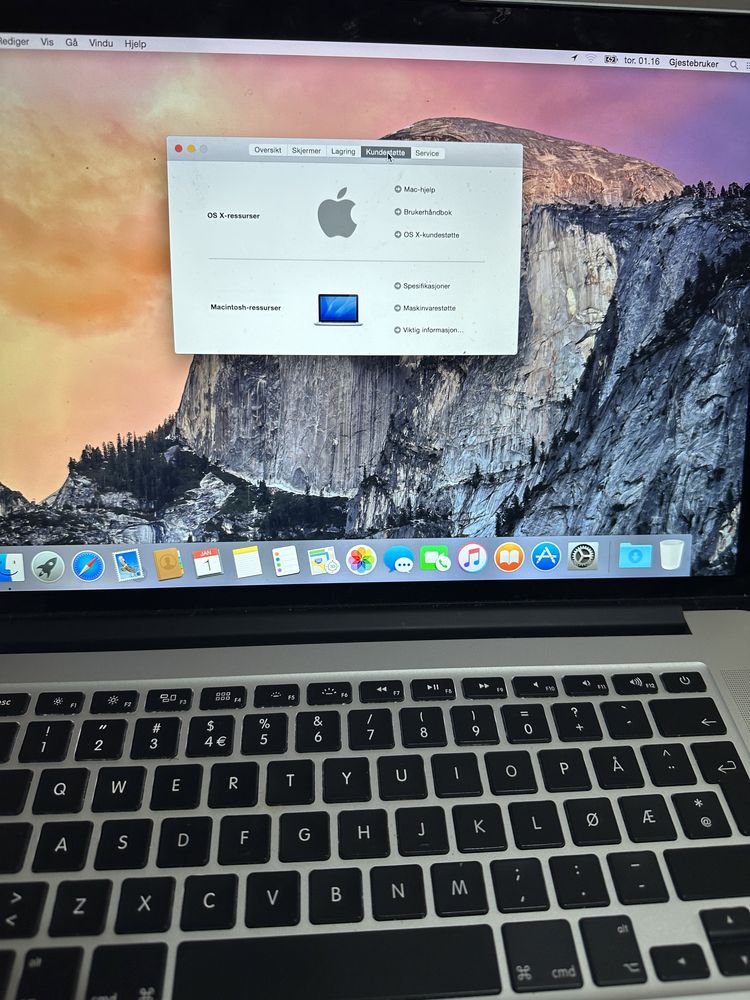 Apple MacBook pro 15 Inch i7 2012