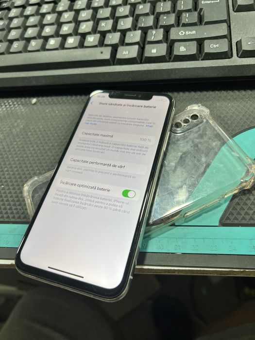 iPhone X 64GB Alb 100% Baterie 11 12 13 14 15 Pro XS Max Samsung S A