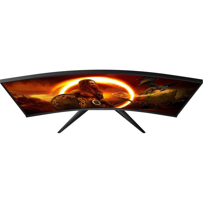 Monitor Curbat Gaming AOC 31.5" Full HD, 240Hz, FreeSync Premium