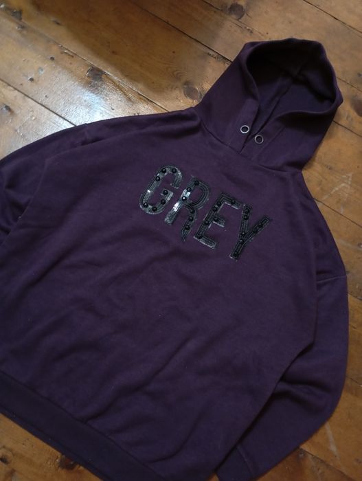 Hanorac mov cu paiete