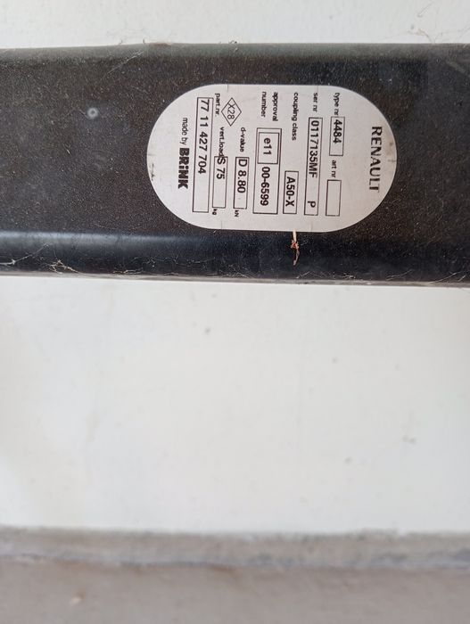 Cârlig remorcare Renault laguna 3