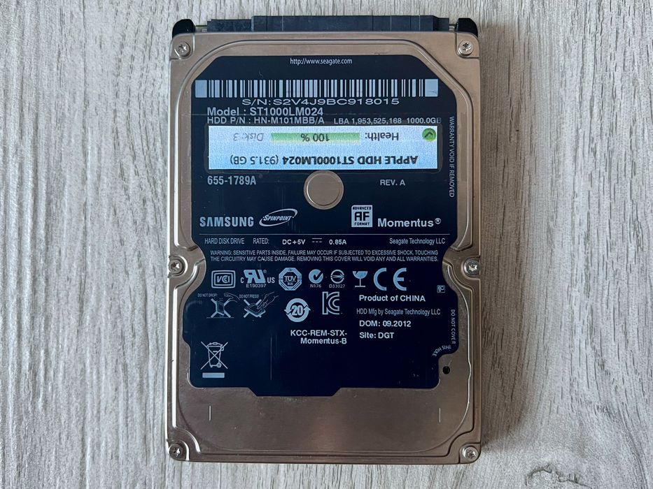 SEAGATE ST1000LM024 1TB - HDD hard disk laptop 2.5" - Apple iMac