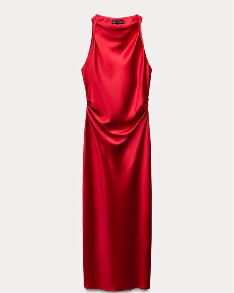 Червена рокля Zara