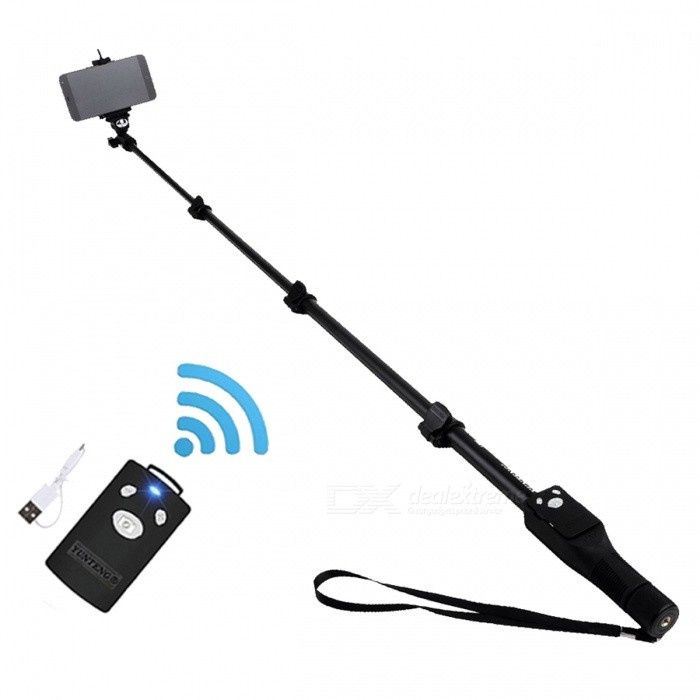 Monopied Vunteng 42-125cm selfie stick telecomanda bluetooth telefon