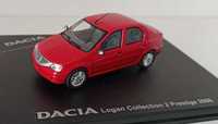 Macheta Dacia LOGAN Prestige 2006 rosu - Eligor 1/43