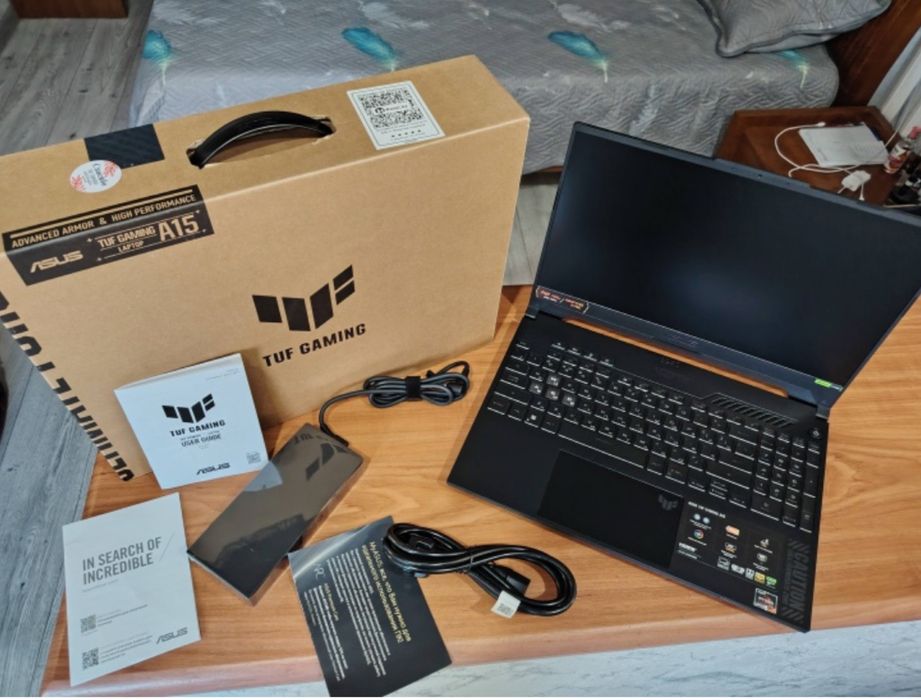 Ноутбук ASUS TUF Gaming A15 FA507NU-LP166 90NR0EB5-M00FW0 темно-серый