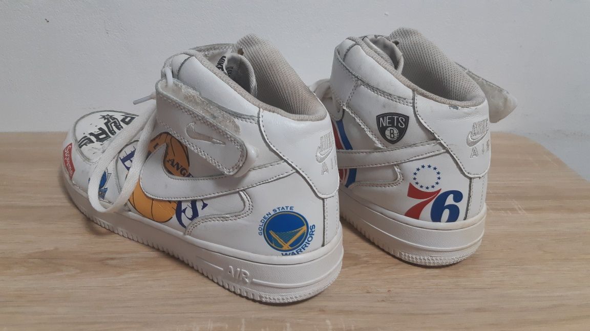 Nike Air- air force 1 supreme NBA white