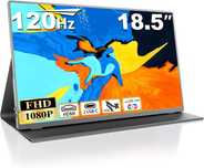 Monitor portabil mare de 18,5 inci, ecran portabil IPS FHD 120Hz 1080P
