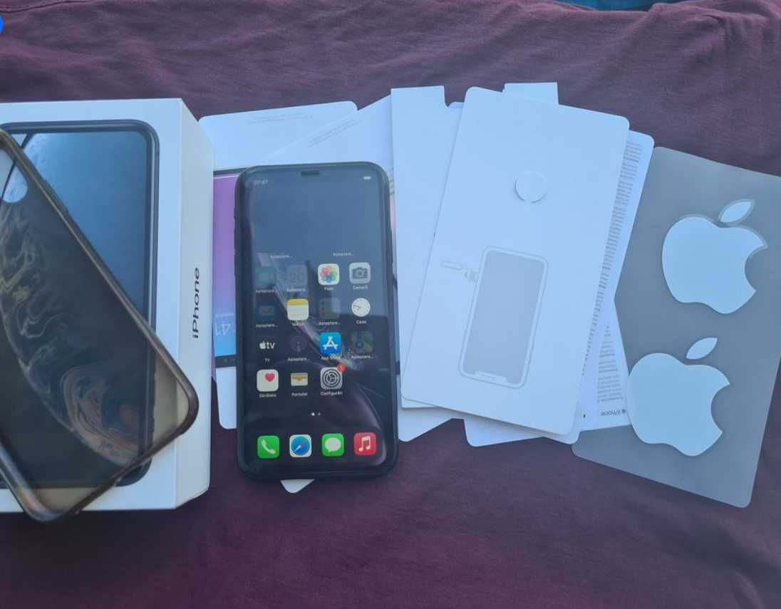 iPhone XR la cutie / IMPECABIL / Husa bonus / 1150 lei