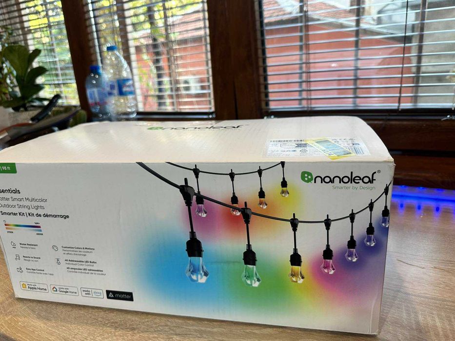 Nanoleaf Essentials - 30м смарт външни LED лампички с Matter