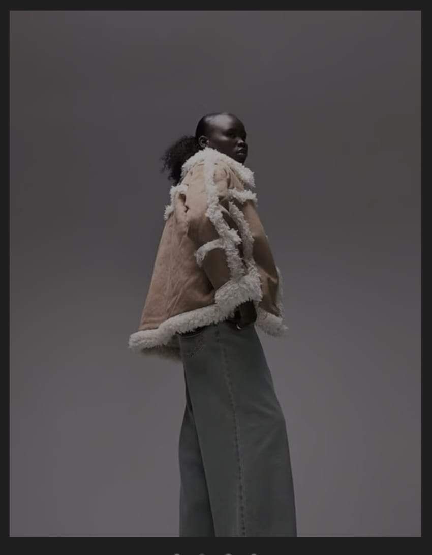 Ново пухкаво палтенце на Topshop
