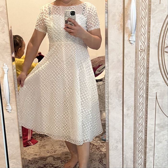 Красивая белая платья