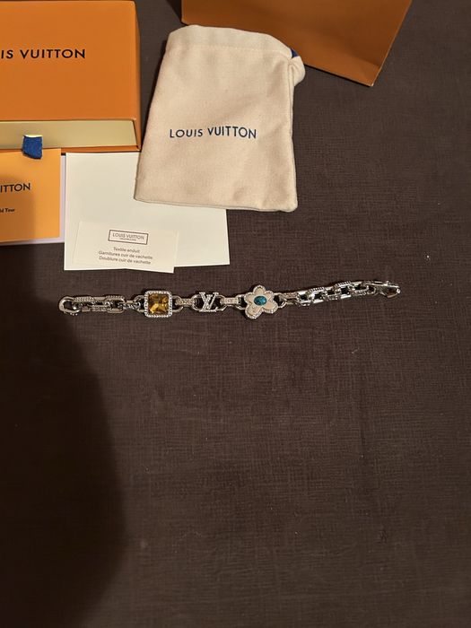 Bratara louis vuitton silver