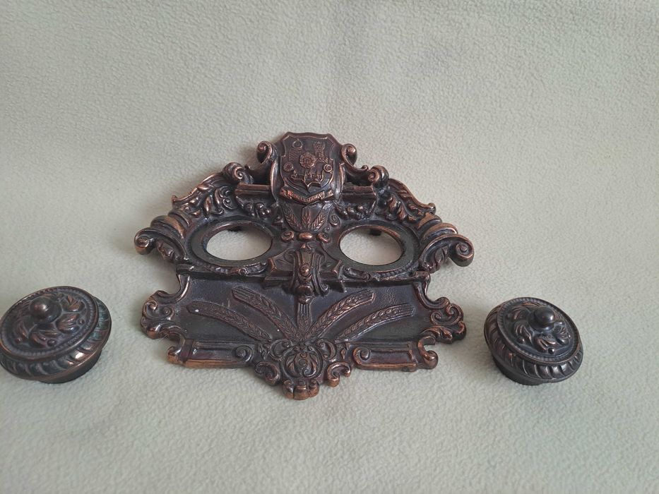 calimara bronz veche cu stema timisoara romania