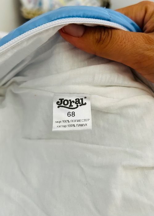 Зимен космонавт за бебе 68 см с вградени ръкавички и чорапче