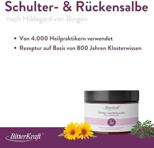 Нов билков Успокояващ билков крем за напрежение в раменете гърба 100мл