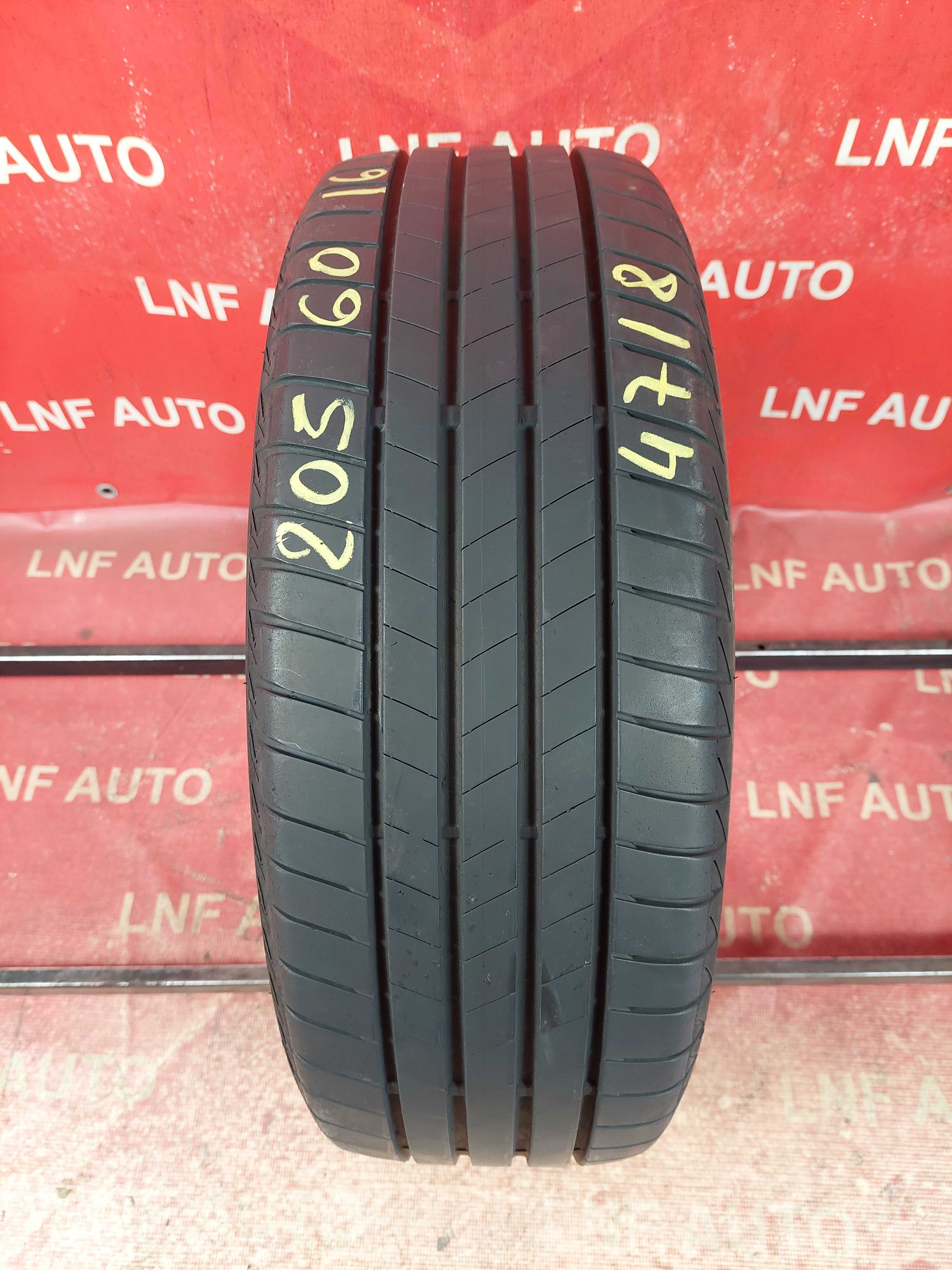 1 Anvelopa de VARA - 205/60/16 - BRIDGESTONE - 6.80 MM - DOT 4718 !