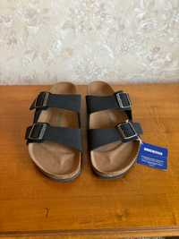 Slapi piele Barbati * Birkenstock* Arizona Black Earthy  , marime 43