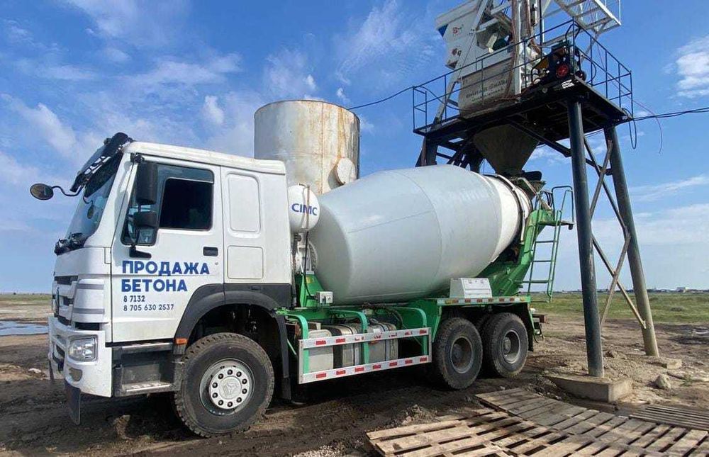 Товарный бетон М-100, М-150 Актобе с доставкой