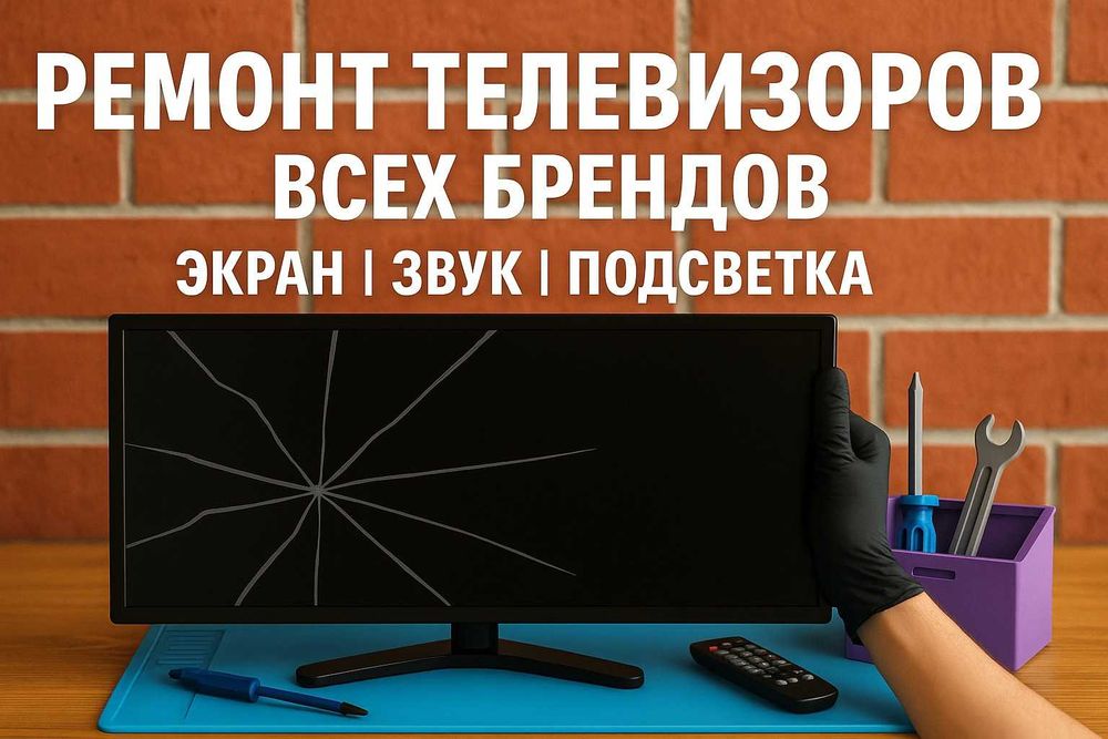 Ремонт телевизоров всех брендов | Экран | Звук | Подсветка